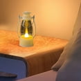 thumbnail image 4 of Retro Small Lantern Battery Operated Camping Camping Flickering Flame Or Wired LED Lanteing Lamp Lights Indoor Outdoor Party And, 4 of 5