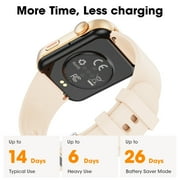 Mingdaln Smart Watch for Men Women, 2026 Smartwatch(Metal body) , 1.93 New Fitness Watch with Answer/Make Call/120+ Sport Modes/Pedometer/IP68 Waterproof, Fitness Tracke Fits for Android/iPhone,Pink