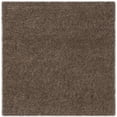 thumbnail image 3 of SAFAVIEH Lavena Solid Plush Shag Area Rug, Taupe, 6'7" x 6'7" Square, 3 of 8