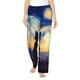 thumbnail image 1 of Balery Cat Under Starry Skies Pantalones de pijama para mujer, pijamas ultraligeros, pantalones de estar por casa-Medium, 1 of 6