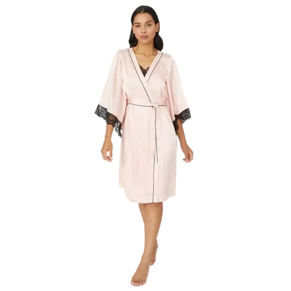 Debenhams Womens Jacquard Wrap Short Robe | Walmart Canada