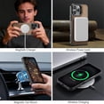 thumbnail image 6 of JEEHOOD Case For Apple iPhone 16 Pro, RFID Blocking, PU Leather,Compatible With MagSafe Detachable 2 In 1 Wallet With Built-in Push Card Holder,Kickstand Magnetic Protective Cover,Brown, 6 of 8