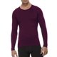 thumbnail image 4 of Camisa de compresión Queerier para hombre, manga larga, deportiva, color vino, 4 of 7