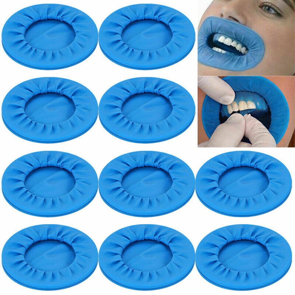 EZGO 10pc Dental Sterile Rubber Dam Cheek Retractor O Shape Mouth Opener