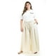 thumbnail image 1 of Pantalon de lino pierna ancha Roman Fashion /Tallas Extras, 9203 (Arena) beige 38, 1 of 5
