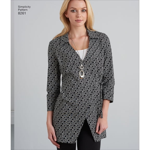 Simplicity Misses' Size 14-22 Top & Vest Pattern, 1 Each