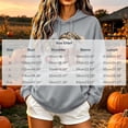 thumbnail image 3 of Fall Fashion Must Haves Womens Long Sleeve Christmas Print Hooded Pullover Sweatshirt Drawstring Hoodie Holiday Top Women, 3 of 5