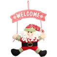 thumbnail image 1 of Adornos de Feliz Navidad para el hogar, letrero de Año Nuevo, decoración de puerta, tela colgante ShuxiuWang 8390611104443, 1 of 1