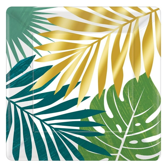 Amscan Key West Square Party Plates (Pack of 8)