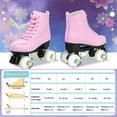 thumbnail image 3 of EONROACOO Pink Roller Skates for Girls Boys, Light up Wheels Teen Kids Skates,Youth 1, 3 of 10