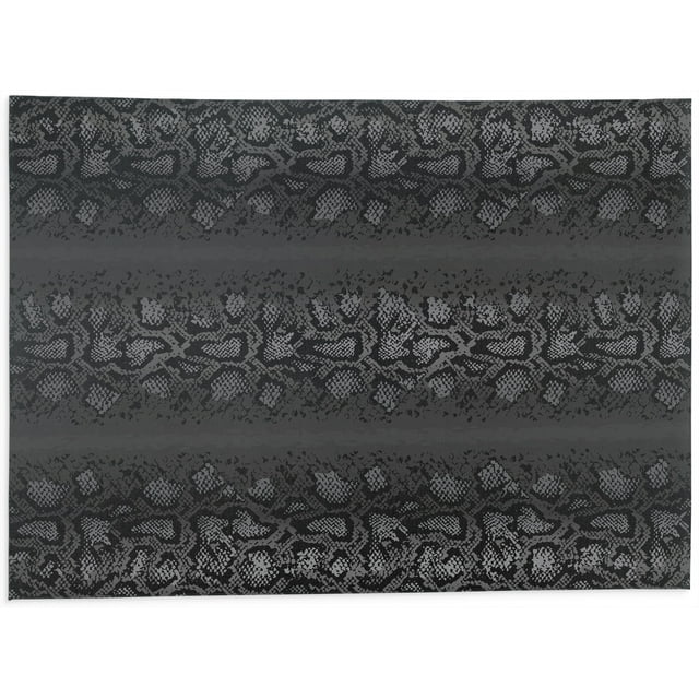 Snake Charcoal Office Mat by Kavka Designs