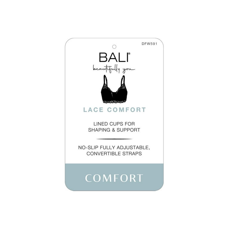 Bali Womens Beautifully You Lace Wireless Bra