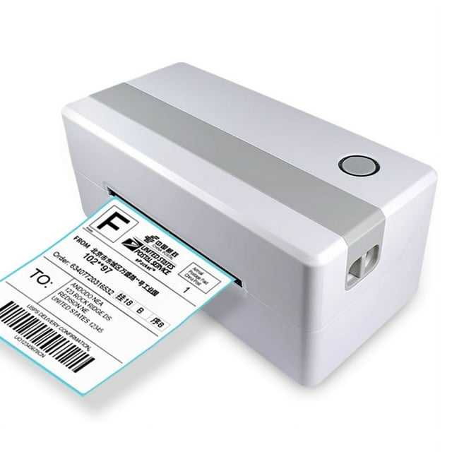 TDL406 High-Speed Direct Thermal Label Printer with 150mm/s Printing Speed, 203 DPI Resolution, Supports 40-120mm Paper Width, Bluetooth & USB Connectivity, US Plug, Compatible with