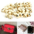 thumbnail image 2 of Pin Backs, Brass Rust Proof Removal Brooch Pin Backs, Name Tags For Pushpins Gold, 2 of 8