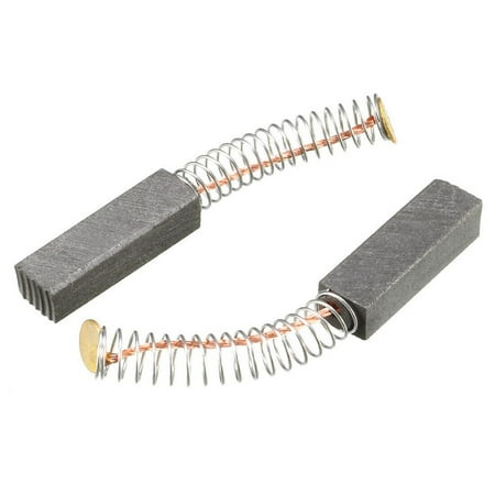 

2 Pcs Carbon Brushes for Electric Motors 20mm x 6mm x 5mm Replacement Part
