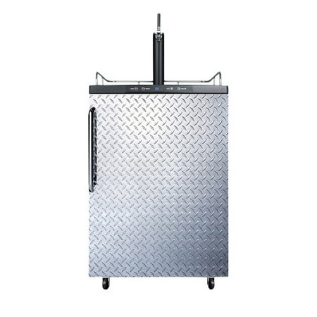 - Summit SBC635MDPL 24in Wide 6 Cu. Ft. Single Tap Kegerator with Digital Controls