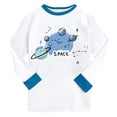 thumbnail image 7 of Xyant Boys Pajamas Planet Cotton Sleepwear Toddler Kids 2 Piece Long Sleeve Pajama Sets Toddler Boys Clothes (Sky Blue,6-7 Years), 7 of 7