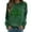 Dark Green, variant on St Patty's Day Shirt Women 2025 Casual Plus Size Long Sleeve Irish Clover Shirts Funny Saint Patrick's Tunic Tops