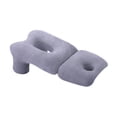 thumbnail image 3 of Almohada facial, almohada de apoyo para el cuello, almohada para acostarse, almohada de masaje multiusos para Púrpura, 3 of 9