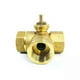 thumbnail image 4 of DN15 DN20 DN25 Motorized Brass Ball Valve Body 3 Way Electric Thread Ball Valve Body, 4 of 5