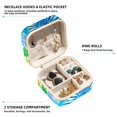 thumbnail image 2 of tie dye Travel Portable Square Jewelry Stand Organizer Storage Box for Rings, Earrings, Necklaces, Bracelets - Suitable for Girls and Women, 2 of 6
