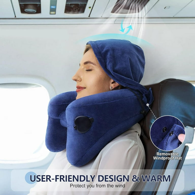 Flight Pillow Airplane 360u00b0 Memory Foam Travel Pillow For