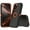 Orange, variant on Hotpom for iPhone 15 Pro Case Slim Shockproof Dust/ Drop Proof Full Body Protection Anti-Fingerprint Women Men universal Phone Cover, Black/ Black