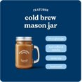 thumbnail image 4 of TRAHOO-Cold Brew Mason Jar - 16 Oz Square Jar Drinking Glass with Handle - Cold Brew, Iced Coffee & Matcha Mug, 4 of 4