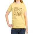 thumbnail image 1 of CafePress - Happier Than A Unicorn... Women's Light T Shirt - Women's Classic T-Shirt, 1 of 1