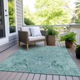 thumbnail image 3 of Dalyn Rugs Machine Washable Indoor/Outdoor Chantille Blue 10' x 14' Rug, 3 of 9