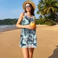 thumbnail image 3 of Disketp Butterflies Skull Bows para Vestido sin Mangas para Mujeres, Vestidos de Verano para Mujeres, Casual y Holgado para la Playa, 3 of 7