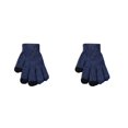 thumbnail image 4 of Qarigey Guantes de punto Invierno Estilo simple Adultos Ropa Accesorio Manos Envoltura Calentadores Guante de pantalla táctil de punto al aire Azul 2piezas, 4 of 6