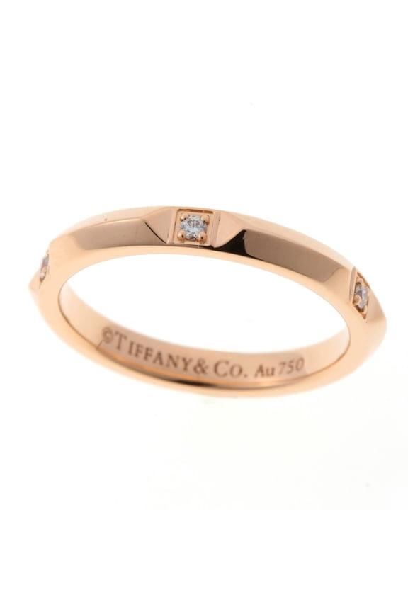 Pre-Owned Tiffany & Co. True Band Ring, Diamond, 67134214, 18K Pink Gold (Rose Gold)