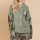 thumbnail image 1 of Puntoco Moda Mujer Bolsillos casuales Impreso Manga larga tops Chaqueta Abrigo a cuadros Puntoco Puntoco-2326, 1 of 9