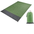thumbnail image 1 of Tapis de Camping Multifonctionnel Couverture de Pique-Nique Portable Plage avec 4 Piquets de Fixation Sac de Rangement, 1 of 1
