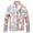 Pink 1815, variant on Mens Hooded Jean Jacket Classic Distressed Denim Jacket
