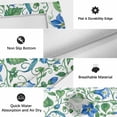 thumbnail image 5 of Blue Green Botanical Outdoor Rug 4x6 Ft, Non Slip Washable Area Rug, Watercolor Spring Floral Summer Patio Rugs Carpet Runner, Large Floor Mat for Indoor/Outdoor Deck Porch Camping, 5 of 8