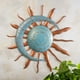 thumbnail image 5 of Wmhnj Escultura de pared de sol celestial de metal reciclado, 30 cm de dimetro, decoracin para interiores y exteriores, 5 of 8