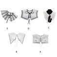 thumbnail image 3 of Whigetiy Women Organza Embroidered Fake Collar Detachable Top Girls Clothes Accessories, 3 of 18