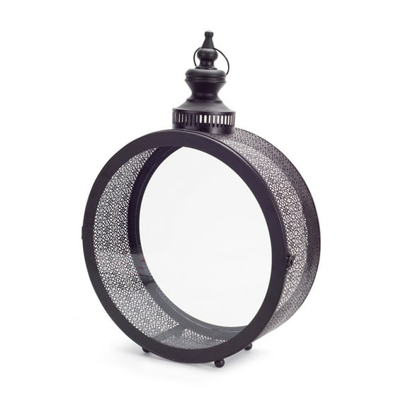 Maykoosh Black Metal Circle Lantern 22"D