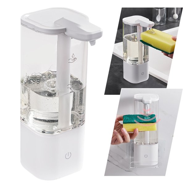 Bsvklp Dispensador Jabón Manos 550 Ml Accesorios Inducción Infrarroja (tipo Batería)