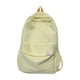 thumbnail image 5 of Mochila sencilla de color sólido, mochila para portátil, linda mochila estética para exteriores. Amarillo, 5 of 7