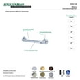 thumbnail image 2 of Kingston Brass Milano 30" Decorative Grab Bar, 2 of 2