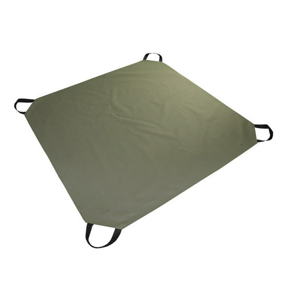 Reusable Garden Waste Bag - 57x57 Inch Foldable Leaf Collector with Handles, Waterproof Tarpaulin Material for Yard Debris Disposal