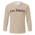 thumbnail image 5 of AMERTEER T-Shirt Blouse Homme Automne Décontracté à Imprimé de Lettres Manches Longues Col Rond Hauts T-Shirt, 5 of 5