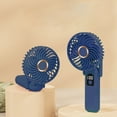 thumbnail image 3 of Clearance! Rewenti Handheld Fan Desktop Portable Charging Gift Summer Fan Handheld Mini To Carry Outdoors and Can Be Used As A Mobile Phone Support, 3 of 7