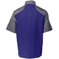 thumbnail image 3 of Holloway Sportswear XL Raider  Short Sleeve Pullover Carbon Print/Purple 229545, 3 of 5