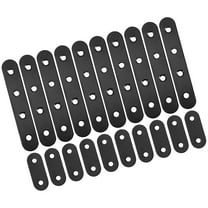 20 Pcs Right Angle Brackets Drawer Support Mending Plates Stainless Straight Furniture Steel