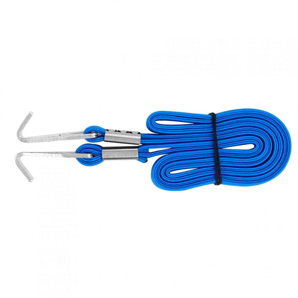 DUUTI Correa para equipaje Cinturones elásticos de tensión con ganchos Cuerda para bicicletas para colgar al aire libre (azul) YUNYI BRAND Deportes