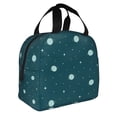 thumbnail image 3 of Teal Planet Star Space Lunch Bag Thick Aluminum Foil Tote Cooler for Women Office Picnic Gift, 3 of 7
